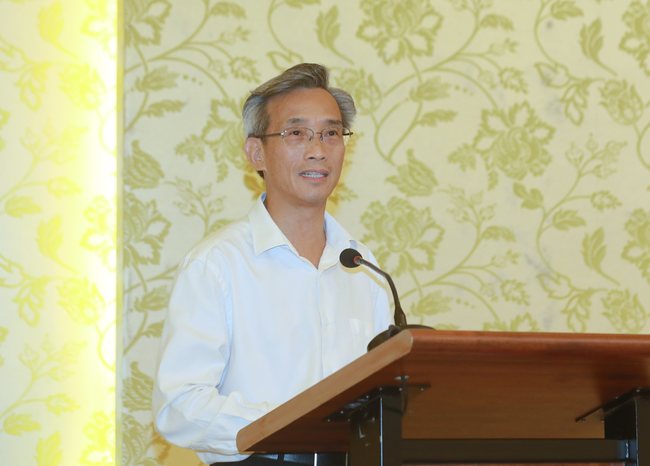 <br>Lin Songtian, kryetari Shoqatës së Miqësisë së Popullit Kinez me Vendet e Tjera, në ceremoninë e nisjes së veprimetarisë /foto nga CMG